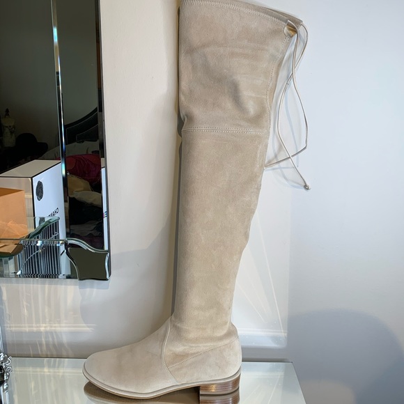 Stuart Weitzman Lowland In Buff - Picture 2 of 16
